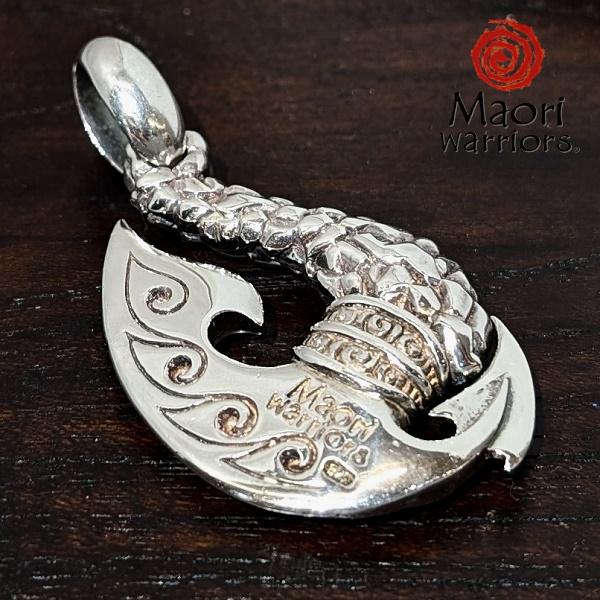 Maori Warriors ペンダントトップ  TIMU TIMU 悪魔の尾　シルバー 925 マオリ ウォーリアーズ  MO146 | Maori | 02