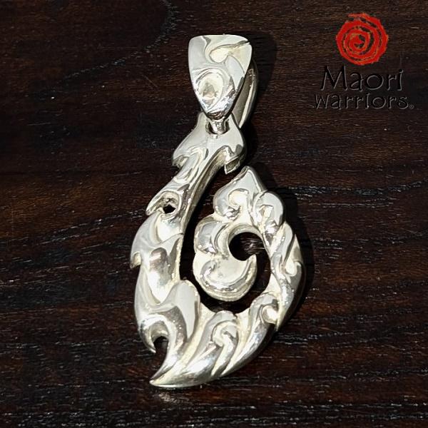 Maori Warriors ペンダントトップ  RIRI 闘志　シルバー 925 マオリ ウォーリアーズ  MO157 | Maori | 01
