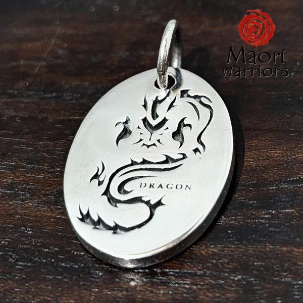 Maori Warriors ペンダントトップ  Dragon 神話　シルバー 925 マオリ ウォーリアーズ  MO217 | Maori