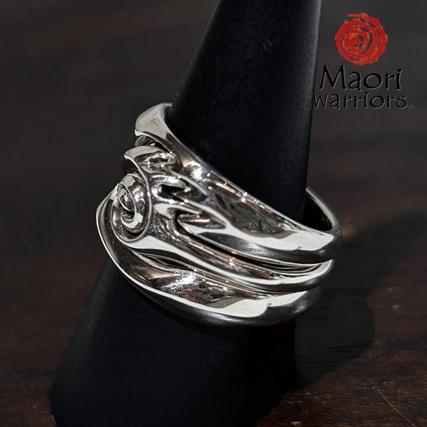 Maori Warriors リング Unbreakable Joint 途切れることのない結合　シルバー 925 マオリ ウォーリアーズ メンズ レディース MO600 | Maori | 01
