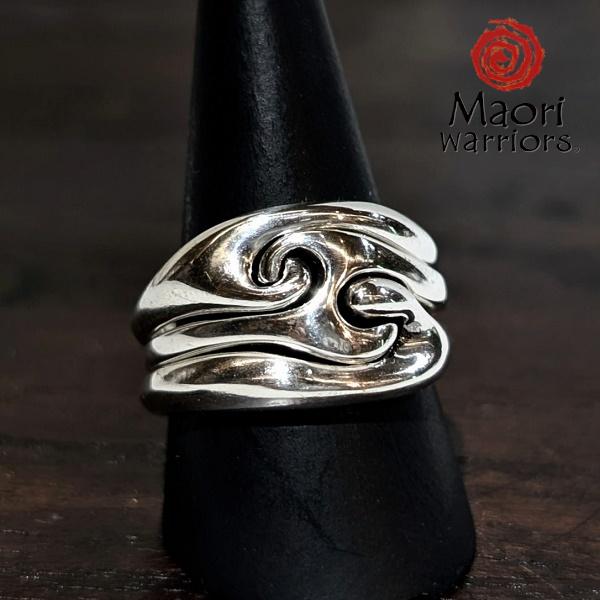 Maori Warriors リング Sea Smile 海の恩恵　シルバー 925 マオリ ウォーリアーズ メンズ レディース MO601 | Maori