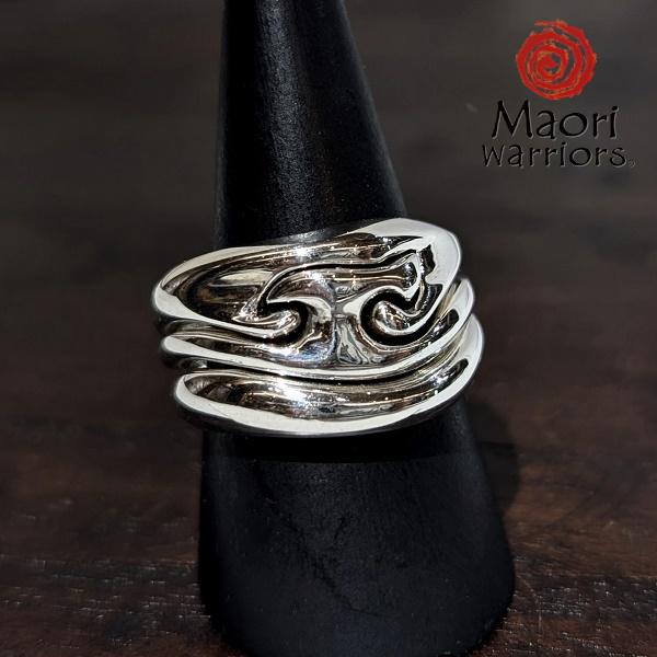 Maori Warriors リング Lucky Two 二倍の幸運　シルバー 925 マオリ ウォーリアーズ メンズ レディース MO606 | Maori