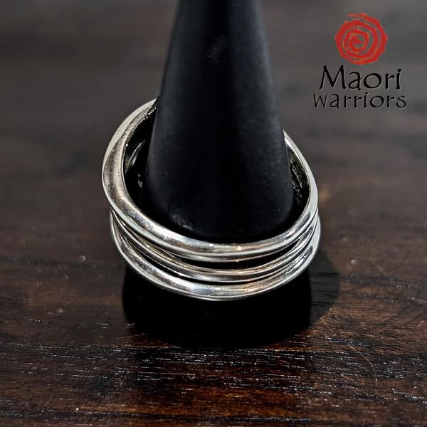 Maori Warriors リング Lucky Two 二倍の幸運 シルバー 925 マオリ