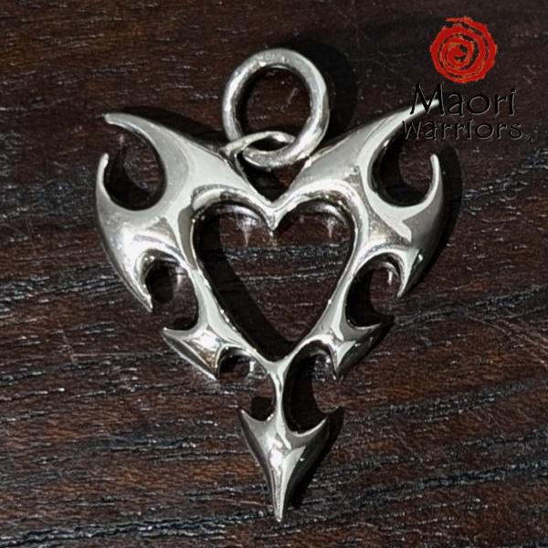 Maori Warriors ペンダントトップ  Good & Evil 善と悪　シルバー 925 マオリ ウォーリアーズ  MO64 | Maori | 01
