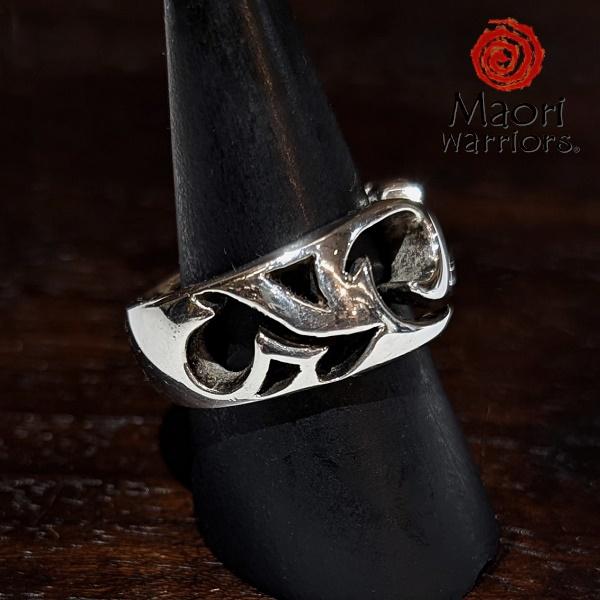Maori Warriors リング Challenge 挑戦　シルバー 925 マオリ ウォーリアーズ メンズ MO652 | Maori | 01