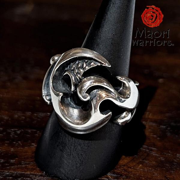 Maori Warriors リング Sublime War 荘厳なる戦い　シルバー 925 マオリ ウォーリアーズ メンズ MO676 | Maori