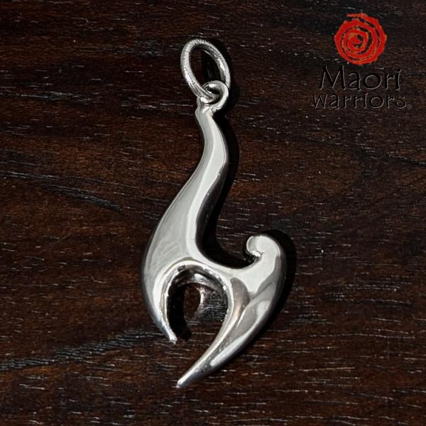 Maori Warriors ペンダントトップ  Flames on Water 水中の情熱　シルバー 925 マオリ ウォーリアーズ  MO68 | Maori | 02