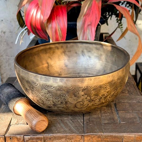 シンギングボウル 26cm　チベット ネパール ヨガ 法具 エスニック ヒーリング 浄化 | 