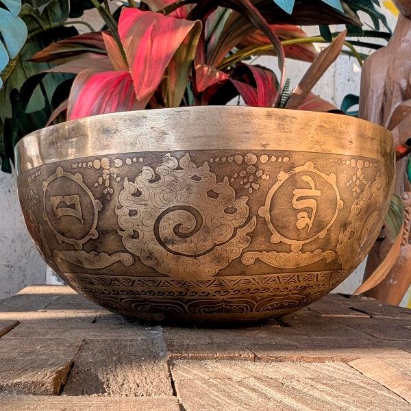 シンギングボウル 23cm　チベット ネパール ヨガ 法具 エスニック ヒーリング 浄化 |  | 01