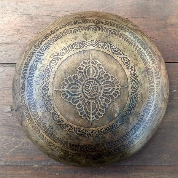 シンギングボウル 18.5cm　チベット ネパール ヨガ 法具 エスニック ヒーリング 浄化 |  | 03