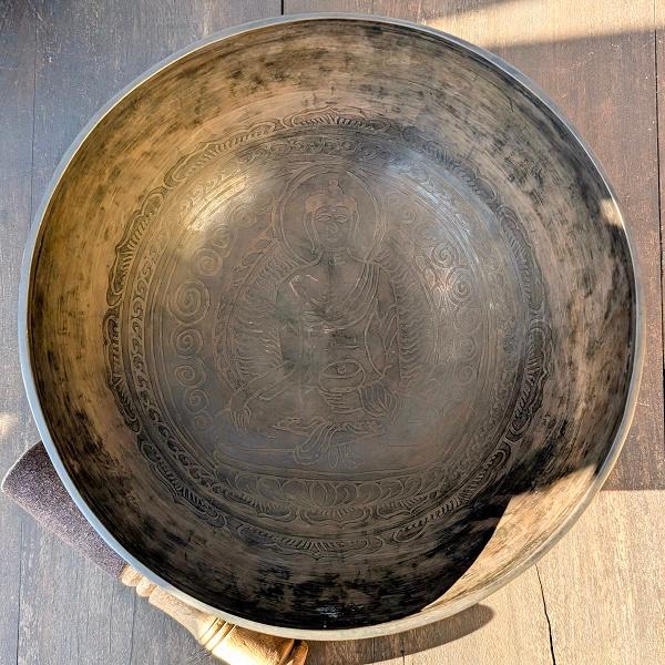 シンギングボウル 26.5cm　チベット ネパール ヨガ 法具 エスニック ヒーリング 浄化 |  | 02