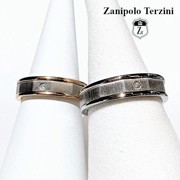 Zanipolo Terzini リング ダイアモンド マット ピンクゴールド　ザニポロタルツィーニ サージカルステンレス 金属アレルギー対応 シンプル レディース | Zanipolo Terzini | 03