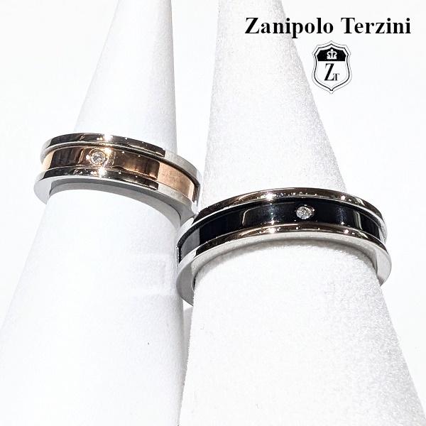 Zanipolo Terzini リング ダイアモンド セパレート ピンクゴールド ザニポロタルツィーニ サージカルステンレス 金属アレルギー対応 シンプル ペアリング | Zanipolo Terzini | 03