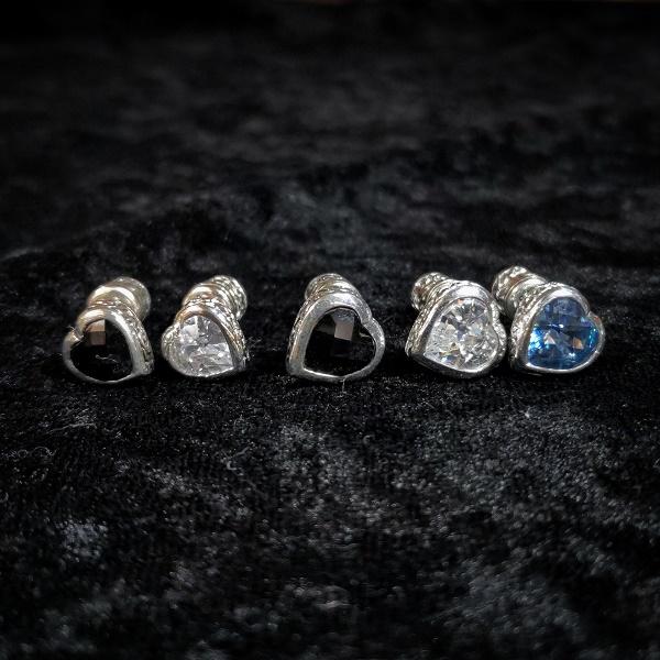 ZOCALO ピアス Jeweled Ivy Heart Stud L　ソカロ エスニック シルバー | ZOCALO | 01