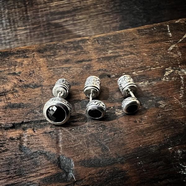 ZOCALO ピアス Jeweled Ivy Round Stud L BLACK　ソカロ エスニック シルバー | ZOCALO | 03