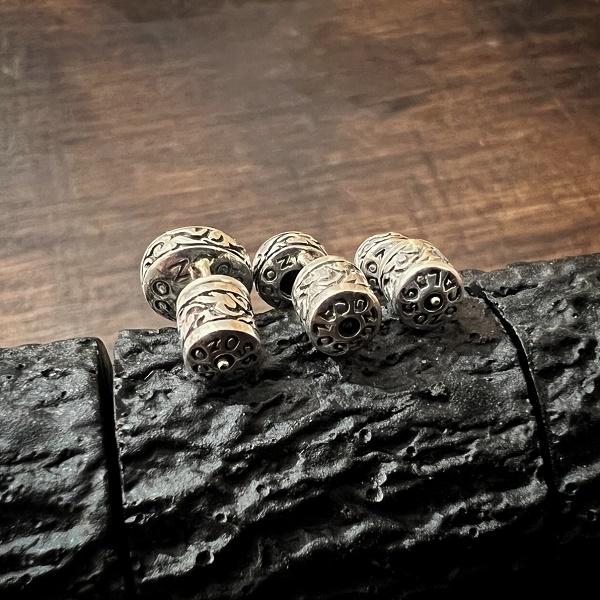 ZOCALO ピアス Jeweled Ivy Round Stud M BLACK　ソカロ エスニック シルバー | ZOCALO | 02