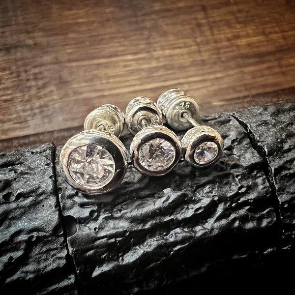 ZOCALO ピアス Jeweled Ivy Round Stud M　ソカロ エスニック シルバー | ZOCALO