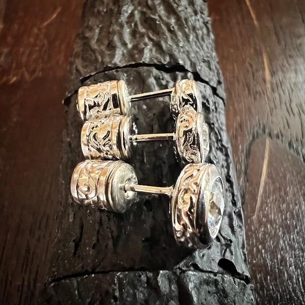 ZOCALO ピアス Jeweled Ivy Round Stud M　ソカロ エスニック シルバー | ZOCALO | 01