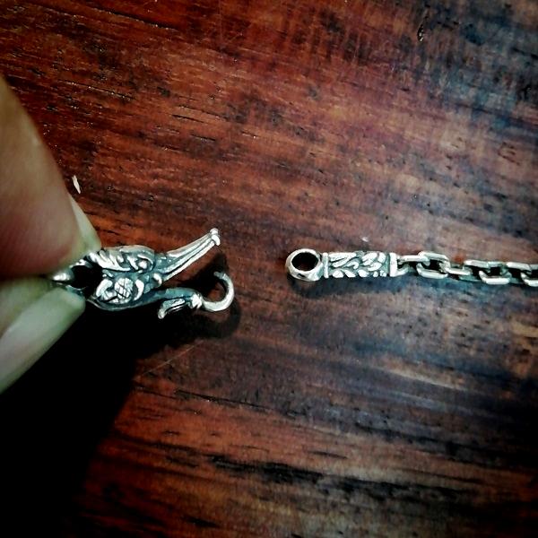 ZOCALO チェーン Anchor Square Necklace S 50cm　ソカロ エスニック シルバー | ZOCALO | 02