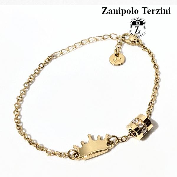 Zanipolo Terzini ブレスレット クラウンプレート 　ザニポロタルツィーニ サージカルステンレス 金属アレルギー対応 シンプル メンズ レディース ペアアクセ | Zanipolo Terzini | 03