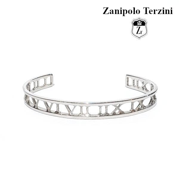 Zanipolo Terzini バングル ローマ数字　ザニポロタルツィーニ サージカルステンレス 金属アレルギー対応 シンプル メンズ レディース ペアアクセ | Zanipolo Terzini | 03