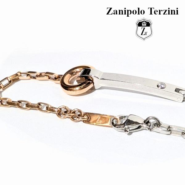 Zanipolo Terzini ブレスレット バイカラー 　ザニポロタルツィーニ サージカルステンレス 金属アレルギー対応 シンプル メンズ レディース ペアアクセ | Zanipolo Terzini | 05