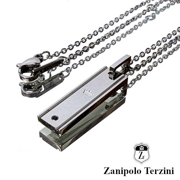 Zanipolo Terzini ネックレス クラウン プレート　ザニポロタルツィーニ サージカルステンレス 金属アレルギー対応 シンプル メンズ レディース | Zanipolo Terzini