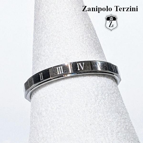 Zanipolo Terzini リング ローマ数字 　ザニポロタルツィーニ サージカルステンレス 金属アレルギー対応 シンプル メンズ レディース ペアリング | Zanipolo Terzini