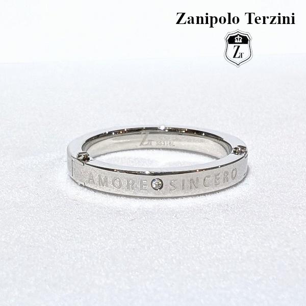 Zanipolo Terzini リング ダイアモンド メッセージ　ザニポロタルツィーニ サージカルステンレス 金属アレルギー対応 メンズ レディース ペアリング | Zanipolo Terzini | 01