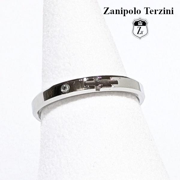 Zanipolo Terzini リング ダイアモンド クロス ザニポロタルツィーニ サージカルステンレス 金属アレルギー対応 シンプル メンズ レディース ペアリング | Zanipolo Terzini | 01