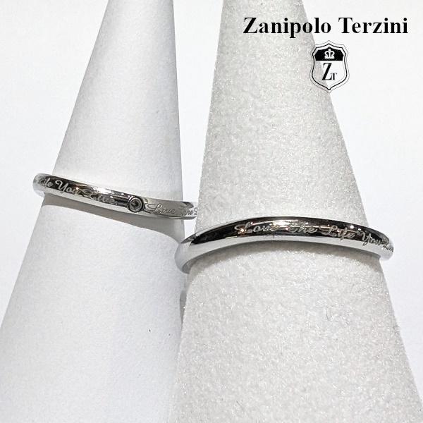 Zanipolo Terzini リング ダイアモンド ピンクゴールド　ザニポロタルツィーニ サージカルステンレス 金属アレルギー対応 シンプル レディース ペアリング | Zanipolo Terzini | 03