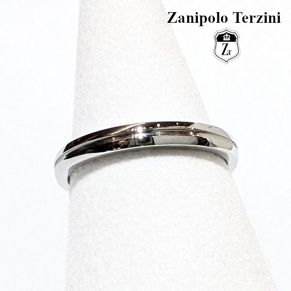 Zanipolo Terzini リング ダイアモンド ライン ブラック ザニポロタルツィーニ サージカルステンレス 金属アレルギー対応 シンプル メンズ レディース ペア | Zanipolo Terzini | 01