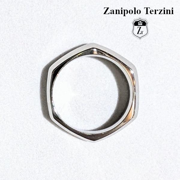 Zanipolo Terzini リング ヘキサゴン　ザニポロタルツィーニ サージカルステンレス 金属アレルギー対応 シンプル メンズ レディース ペアリング | Zanipolo Terzini | 02
