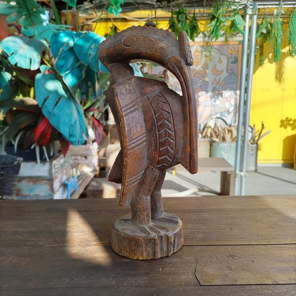 カラオ 彫刻 コートジボワール アフリカン エスニック 一点物 | 