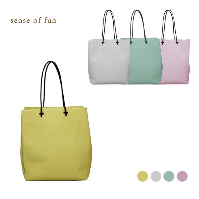 sense of fun センスオブファン カウレザートートバッグ 天然皮革 カウレザー 日本製