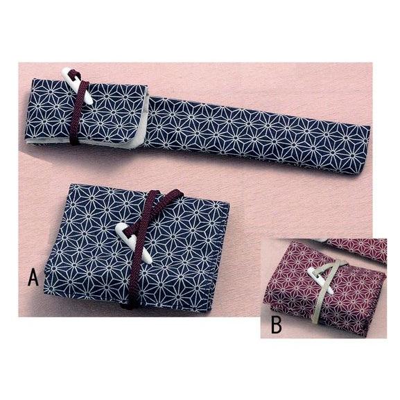 煙管入れ・煙草入れセット「麻の葉」 【喫煙具・きせる】 :51040:喫煙