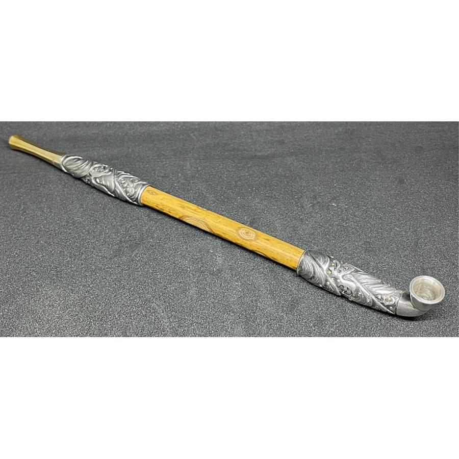 銀煙管肉彫口金波 【喫煙具・きせる】 : 喫煙具専門店 ラ・ピエール