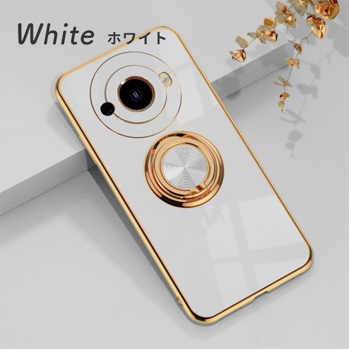 最終値下げ　AQUOS R8 pro カバー付き AQUOS R8 pro ケース アクオスR8プロ TPU リングデザイン LEITZ PHONE