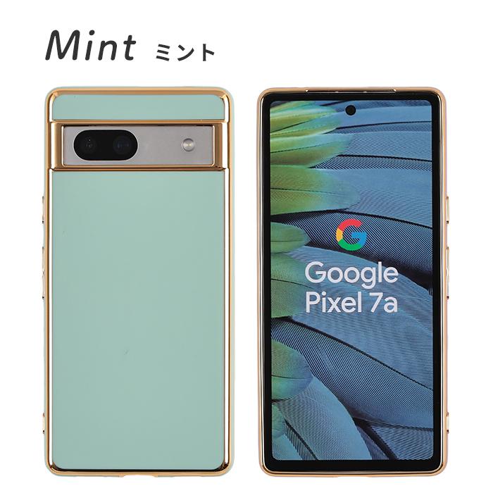 ピクセル7aケース Pixel7a ケース エッジゴールド pixel 7a カバー グーグル google シンプル TPU ピクセル7a 5G おしゃれ 耐衝撃 スマホケース｜lapin-garder｜12