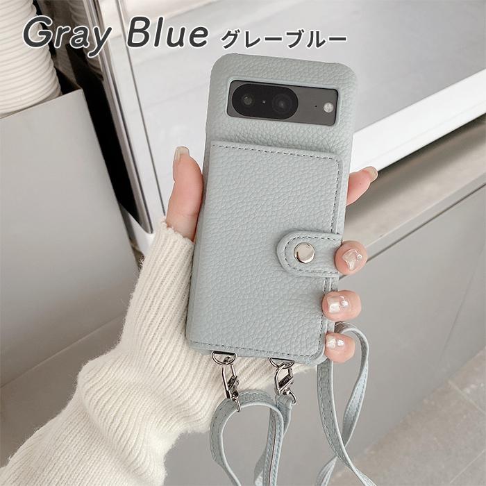 Google Pixel 8 グレー ケース付き Google Pixel 8 グーグル ピクセル8a ケース Pixel8a シュリンクレザー