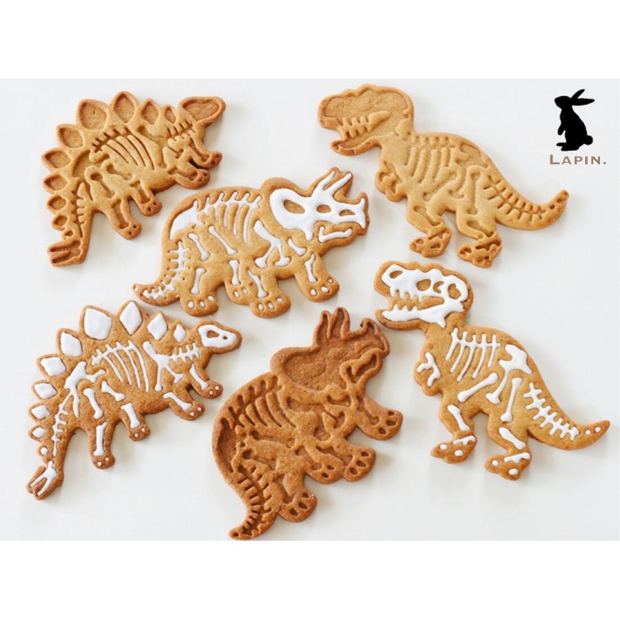 クッキー型 恐竜 ダイナソー ティラノサウルス 化石 クッキーカッター