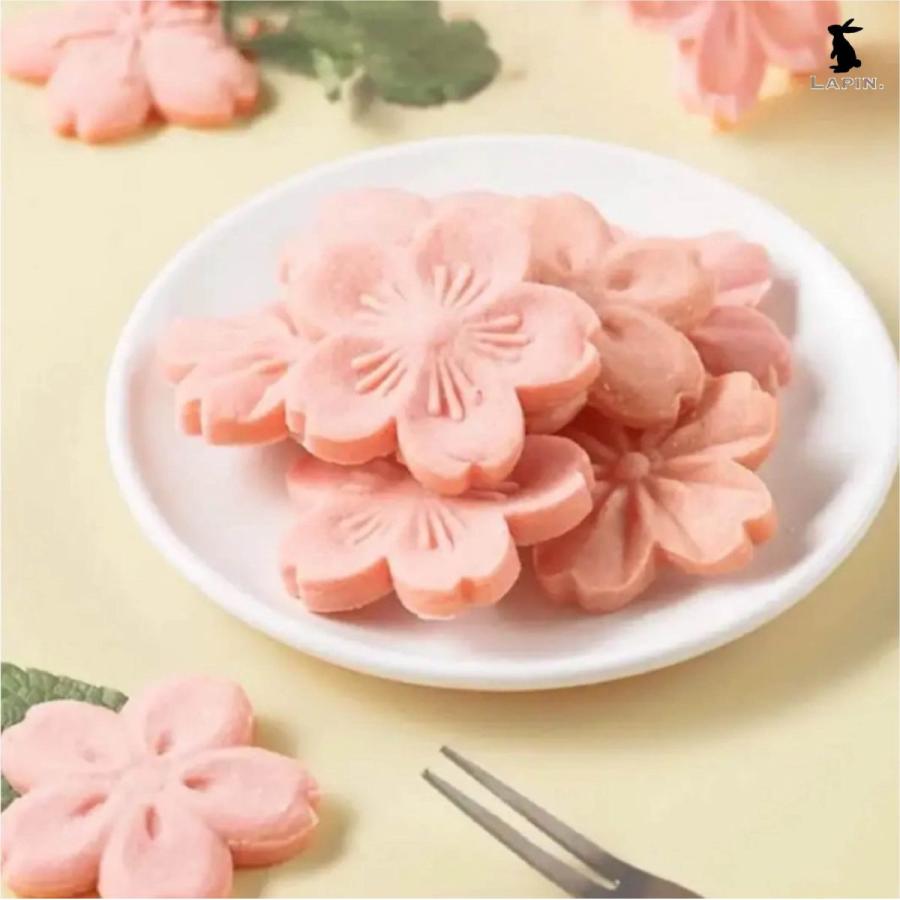 クッキー型 桜 さくら 4ピース【外枠×1】セット お菓子作り 桜型 型