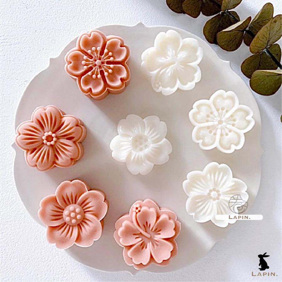 月餅型 桜 中国菓子 クッキー型 和菓子 砂糖菓子 月餅 中国伝統