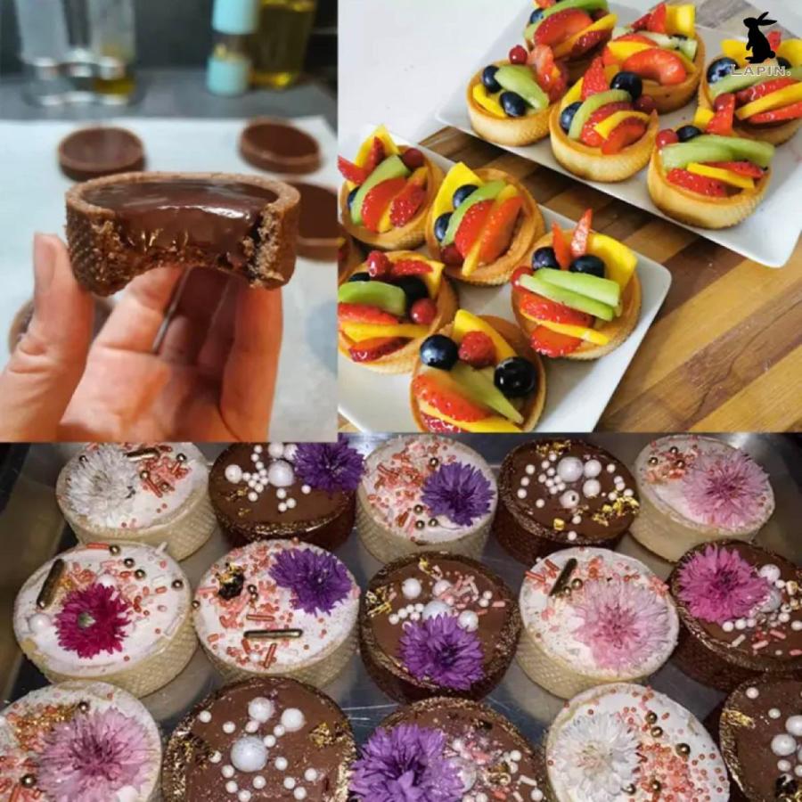 タルトリング 円形 丸型 6cm 8ピースセット 穴あき メッシュ