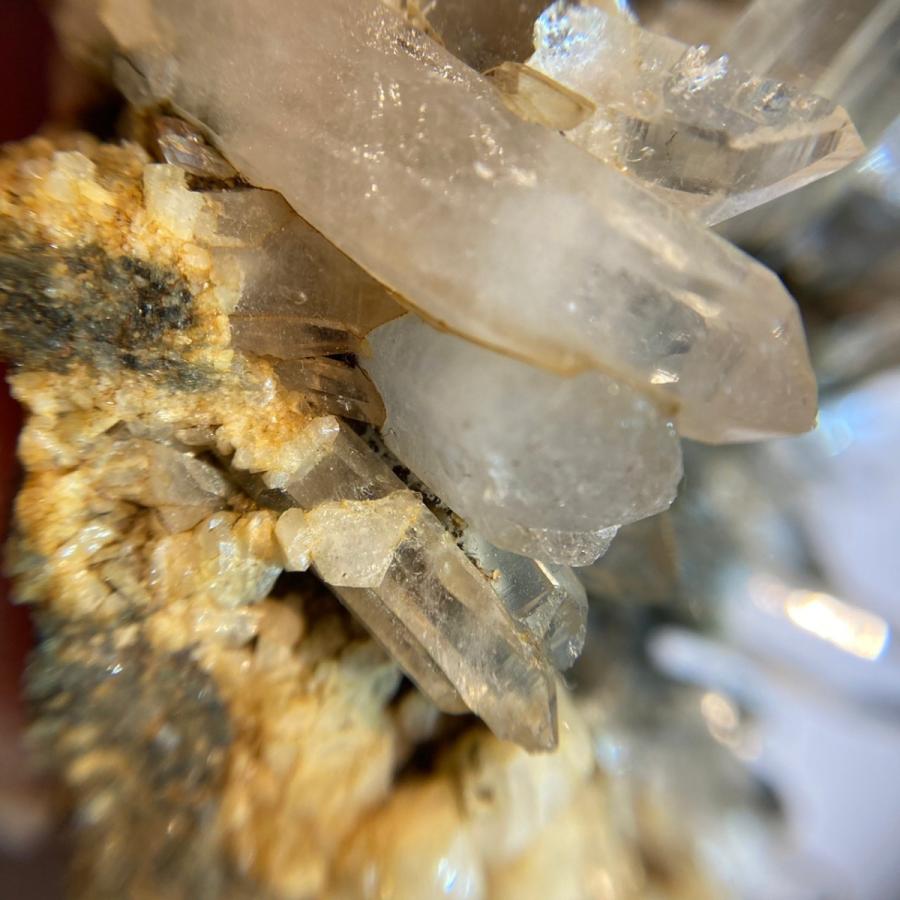 ガネーシュヒマール 産 水晶 クラスター 母岩付き 一点物 原石 天然石 パワーストーン (GS18) |  | 09