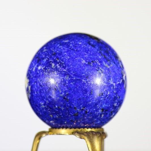 ラピスラズリ 106g 天然 無着色 丸玉 球 スフィア 天然石 パワーストーン ウルトラマリンブルー アフガニスタン 光る石 開運 青金石 青い石 BLUE(JM13) |  | 02
