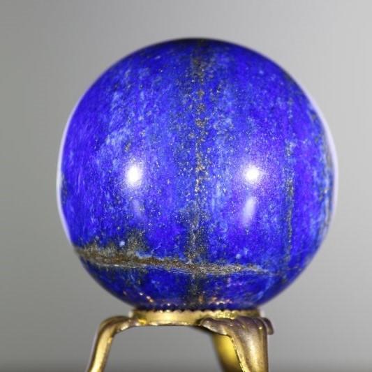ラピスラズリ 180g 天然 無着色 丸玉 球 スフィア 天然石 パワーストーン ウルトラマリンブルー アフガニスタン 光る石 開運 青金石 青い石 BLUE(JM7) |  | 01