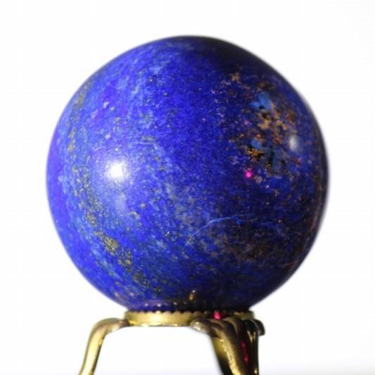 ラピスラズリ 180g 天然 無着色 丸玉 球 スフィア 天然石 パワーストーン ウルトラマリンブルー アフガニスタン 光る石 開運 青金石 青い石 BLUE(JM7) |  | 04