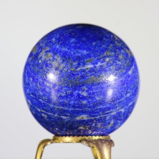 ラピスラズリ 154g 天然 無着色 丸玉 球 スフィア 天然石 パワーストーン ウルトラマリンブルー アフガニスタン 光る石 開運 青金石 青い石 BLUE(JM9) |  | 01