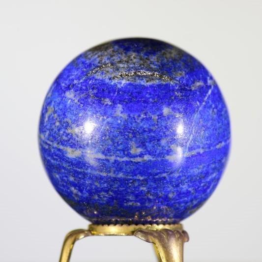 ラピスラズリ 154g 天然 無着色 丸玉 球 スフィア 天然石 パワーストーン ウルトラマリンブルー アフガニスタン 光る石 開運 青金石 青い石 BLUE(JM9) |  | 02